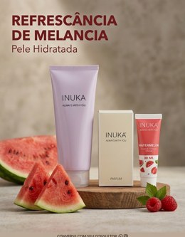 Kit promocional de produtos INUKA na MilaShop